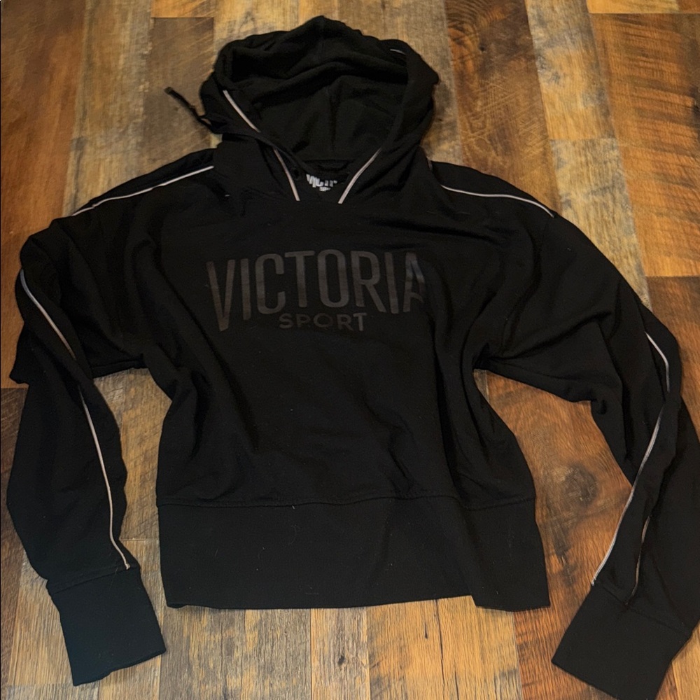 🤑Victoria Sport Black Hoodie Size Large